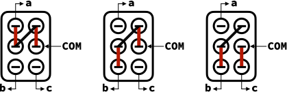[SP3T on-on-on: wiring schematic]